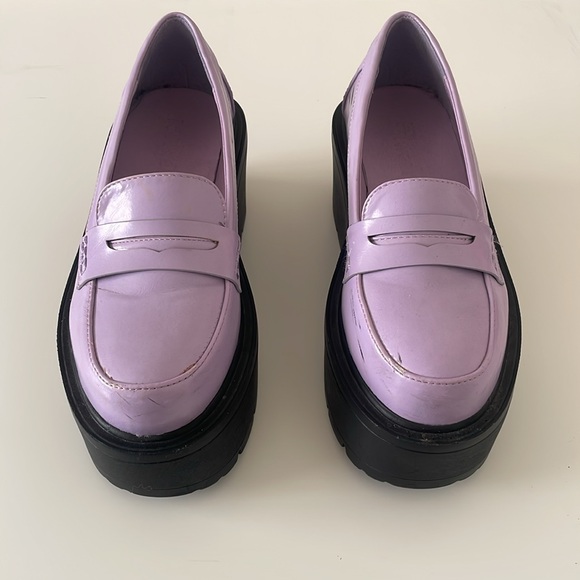 Lilac Paradise Platform Oxfords - Picture 2 of 6
